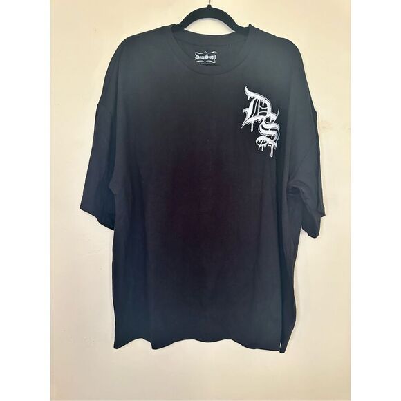 Snoop Dog Dogg Supply Black and White Embroidered T Shirt Size Large - Picture 3 of 7